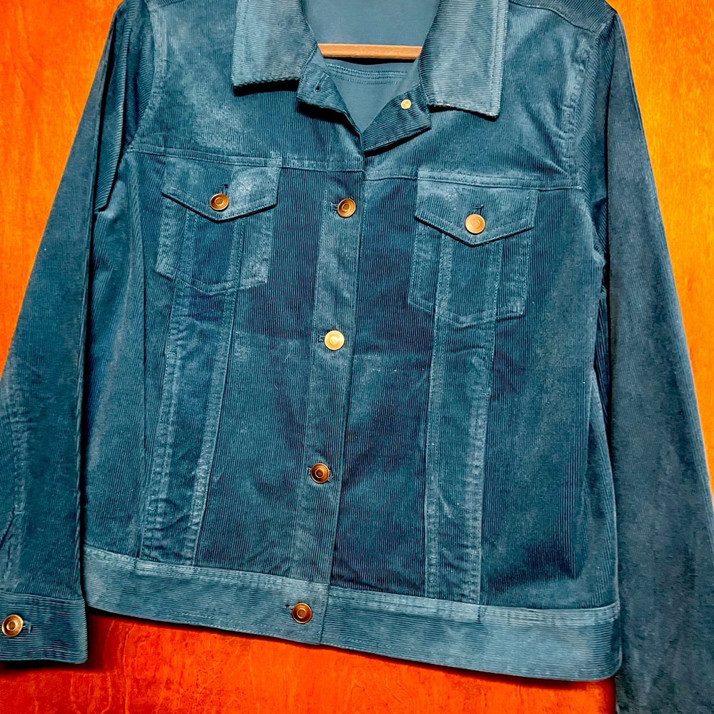 Appleseed’s NWOT Corduroy Jean-Style Jacket